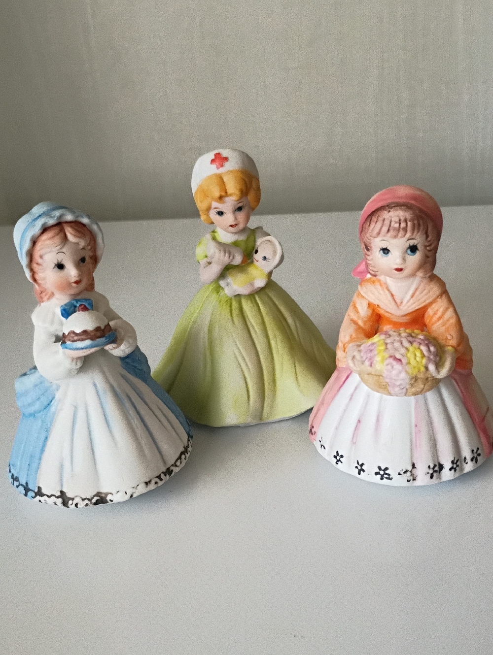 Vintage Bisque Porcelain Pieces, Similar To  "Growing Up Girls" Series Adorable